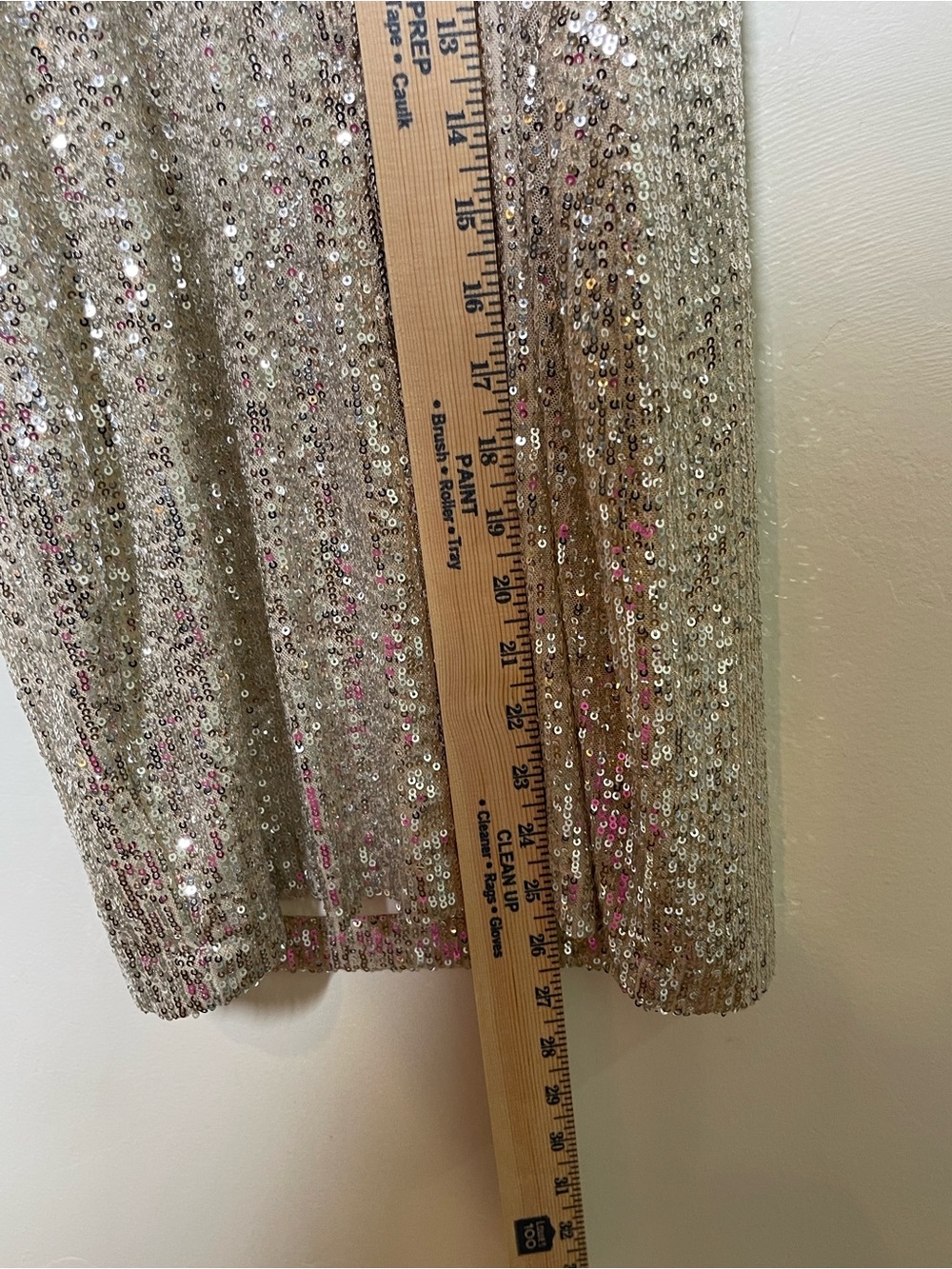 GB Silver Sequin Spaghetti Strap Mini Dress Small - Picture 7 of 7